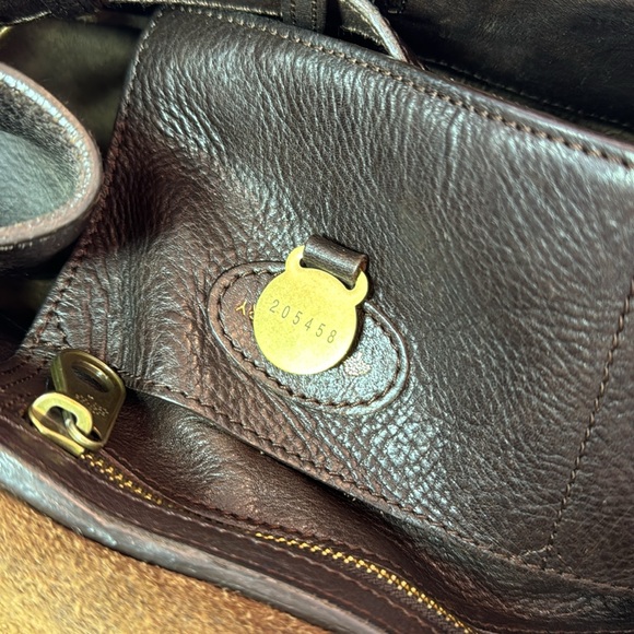 Vintage Mulberry Bayswater grained leather tote bag - Picture 8 of 11